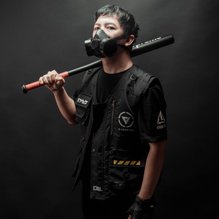 Kremlin Vest Tactical Techwear Hitam - Dark Tech