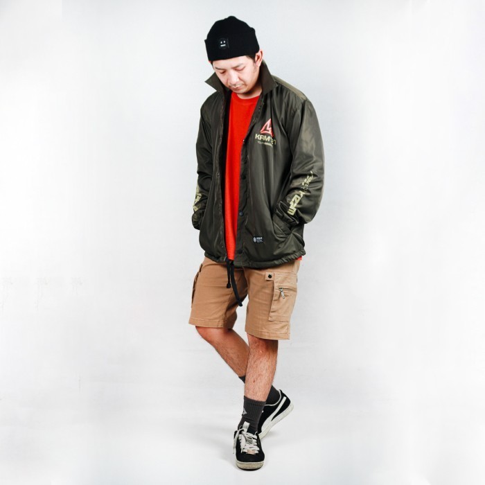 Kremlin Coach Jacket Green Army - Absolute