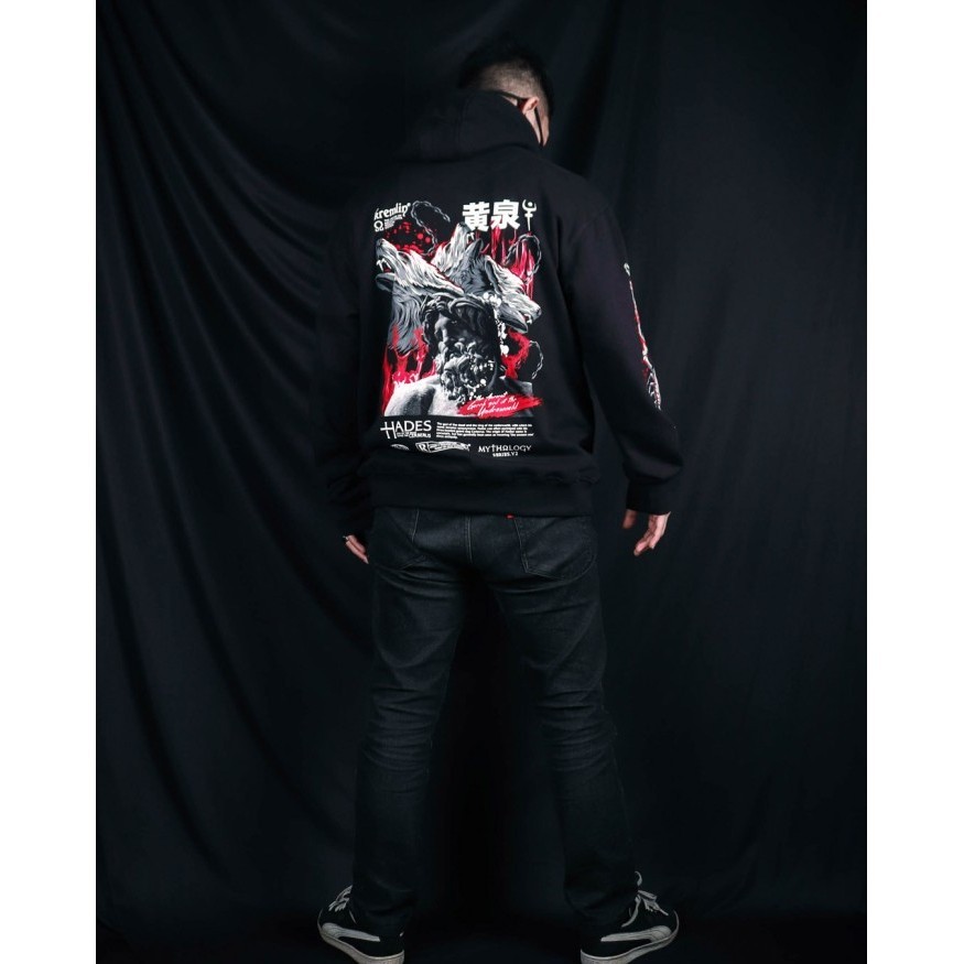 Kremlin Mythology V.2 Pullover Hoodie Hitam - Hades