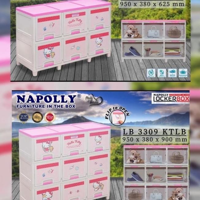 LEMARI PLASTIK NAPOLLY/LOCKER BOX NAPOLLY