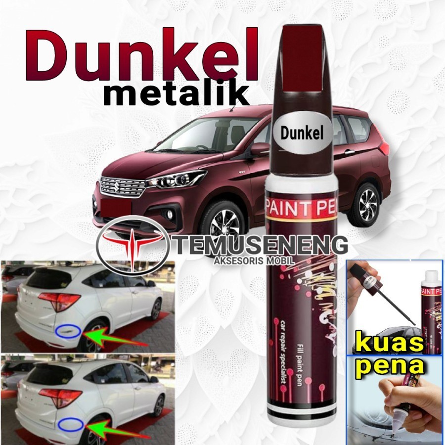 Cat Dunkel Merah Marun Burgundy Spidol Body Mobil Motor Anti Lecet