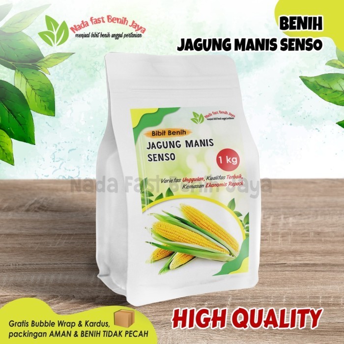 1 Kg Benih Jagung Manis Senso Super / Bibit Jagung Manis