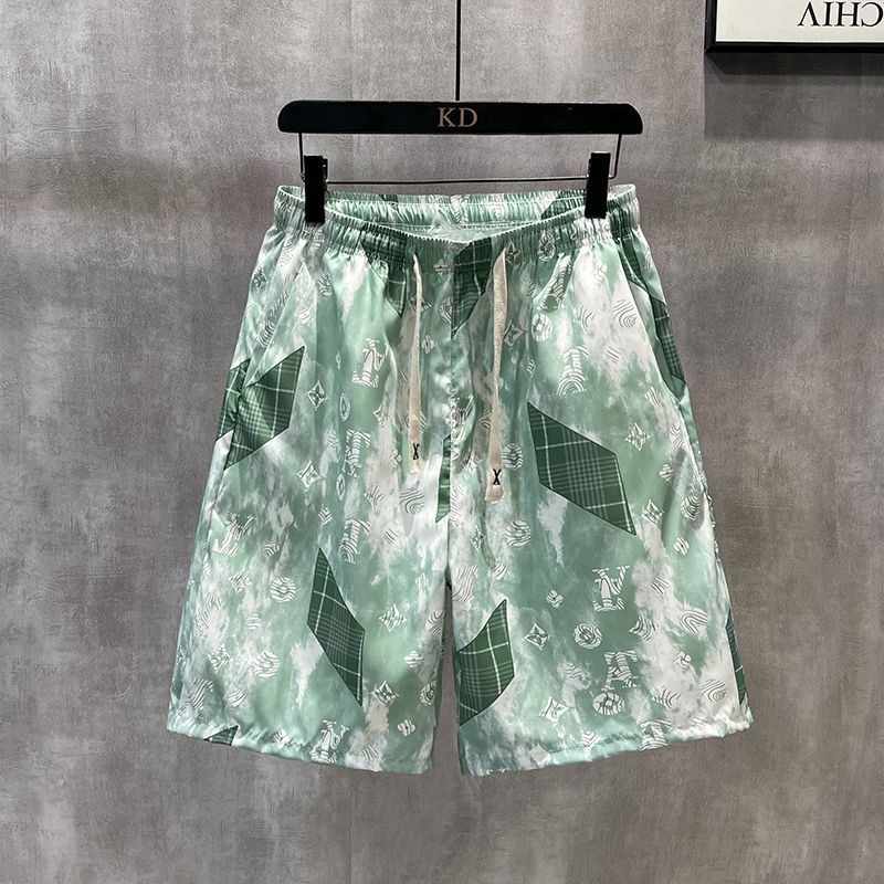 New Ice Silk Casual Thin Sports Beach Pants