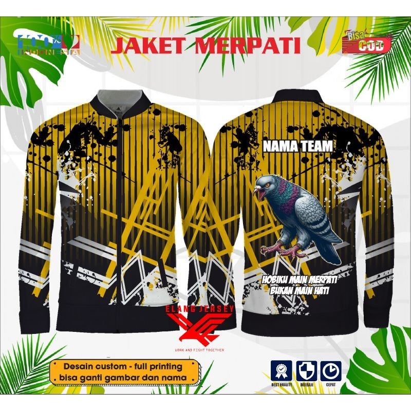 JAKET MERPATI BISA REQUEST FULL PRINTING
