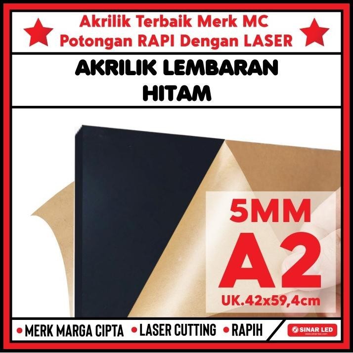 

TERMURAH AKRILIK LEMBARAN HITAM SOLID 5MM A2 / MARGA CIPTA / ACRYLIC !!!!