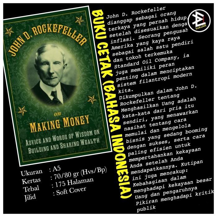 

John D. Rockefeller on Making Money - John D. Rockefeller (Buku Cetak)