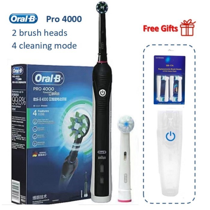 Oral B pro 4000 electric toothbrush