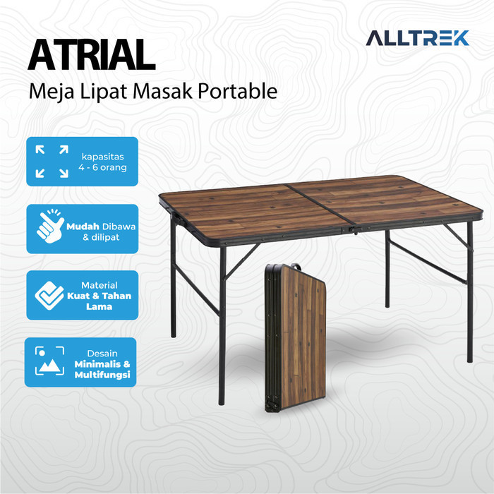 ALLTREK Folding Table ATRIAL Meja Lipat Masak Camping Portable