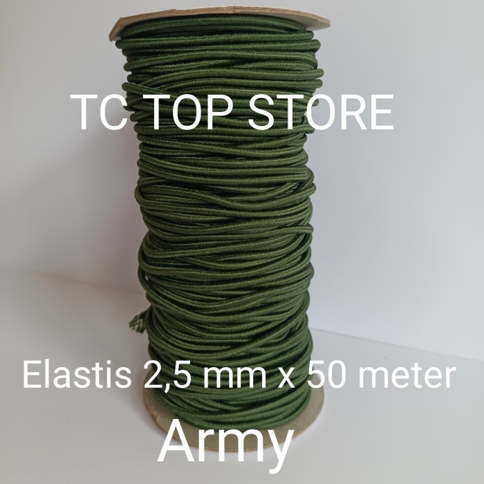 

Tali Elastis 2,5Mm (50 Meter) / Tali Karet / Tali String