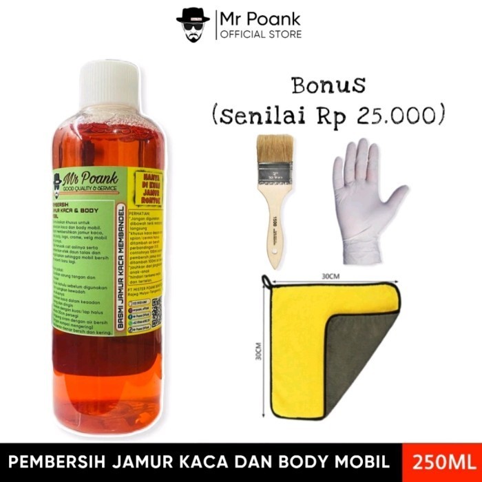 Mr Poank Cairan Pembersih Jamur Kaca Dan Body Mobil Terbaik Paling Amp