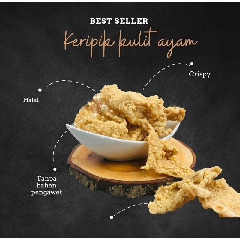 

KERIPIK KULIT AYAM CRISPY KRIUK | JAJANAN | CEMILAN KITA | MAKANAN RINGAN | 100GRM