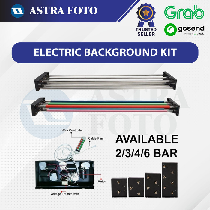 ELECTRIC BACKGROUND KIT - Alat Roll Background Elektrik Backdrop Foto