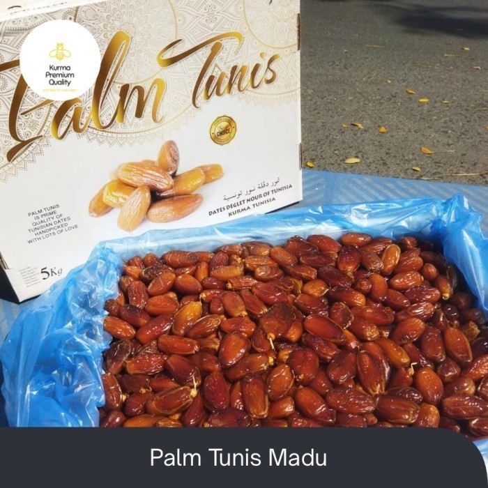 

Kurma Tunisia Tunis Madu Non Tangkai Honey Dates Aljazair 5kg