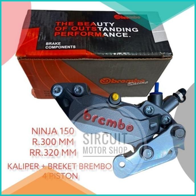 KALIPER BREMBO 4 PISTON 4P NINJA 150RR VIXION NMAX VARIO PCX MIO AEROX