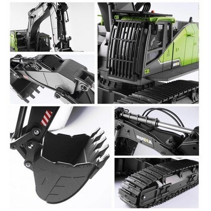 Huina 1593 1:14 Rc Excavator 22Ch Alat Berat Heavy Tool