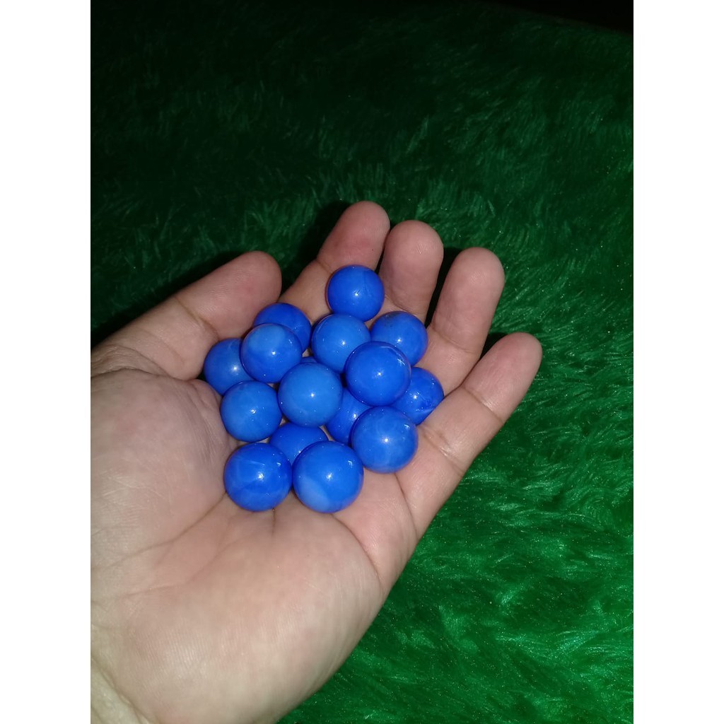KELERENG GUNDU WARNA BIRU/ KELERENG WARNA/ KELERENG GOCI ISI 1 PCS G014