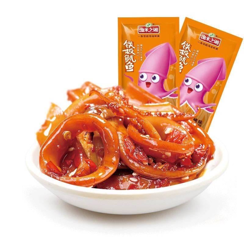 

[.] spicy squid sotong mini