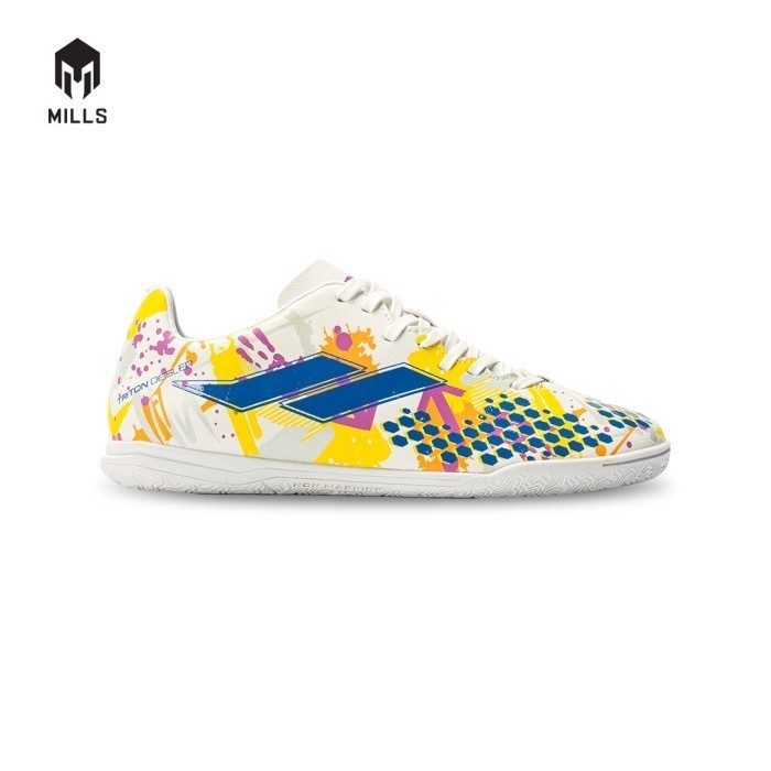 MILLS Sepatu Futsal TRITON Deisler 1.1 JR In Wht D/ R.Blue 9800401