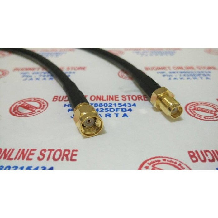 Kabel Pigtail Sma Female To Rp Sma Male 2M