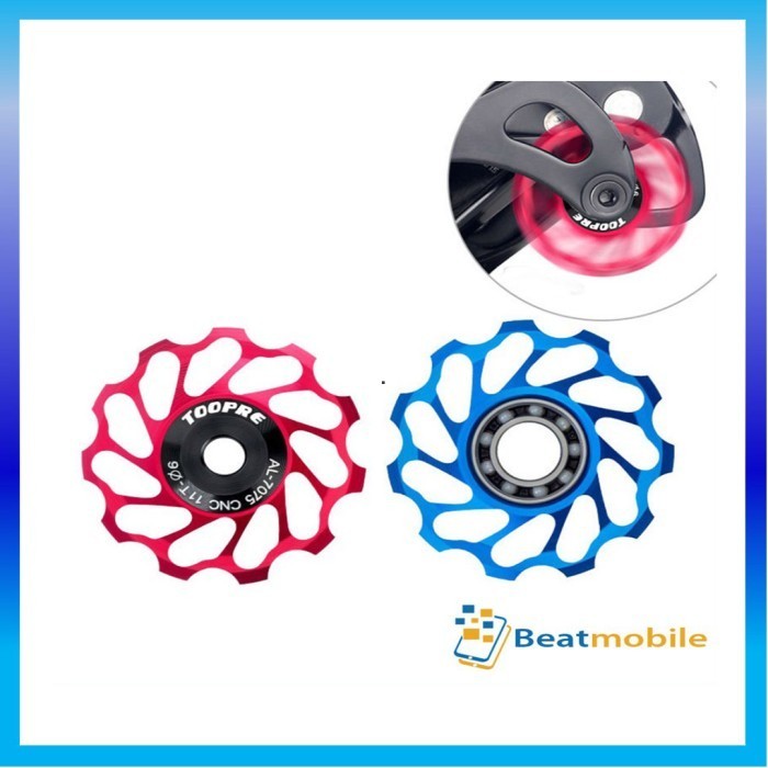 Toopre Ceramic Pulley Guide Bearing Untuk Sepeda Mtb/Seli/Roadbike