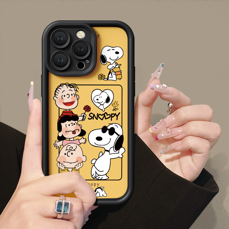 Snoopy Case Realme For C53 C55 C35 Realme 9 Soft Casing For Realme 5 6 6pro 7 10 11 8 Fullcover Case