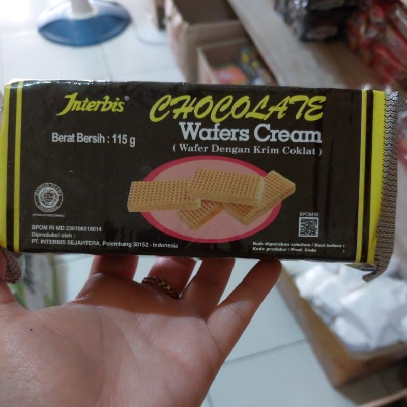 

Interbis Wafer Cream Chocolate 115 gr