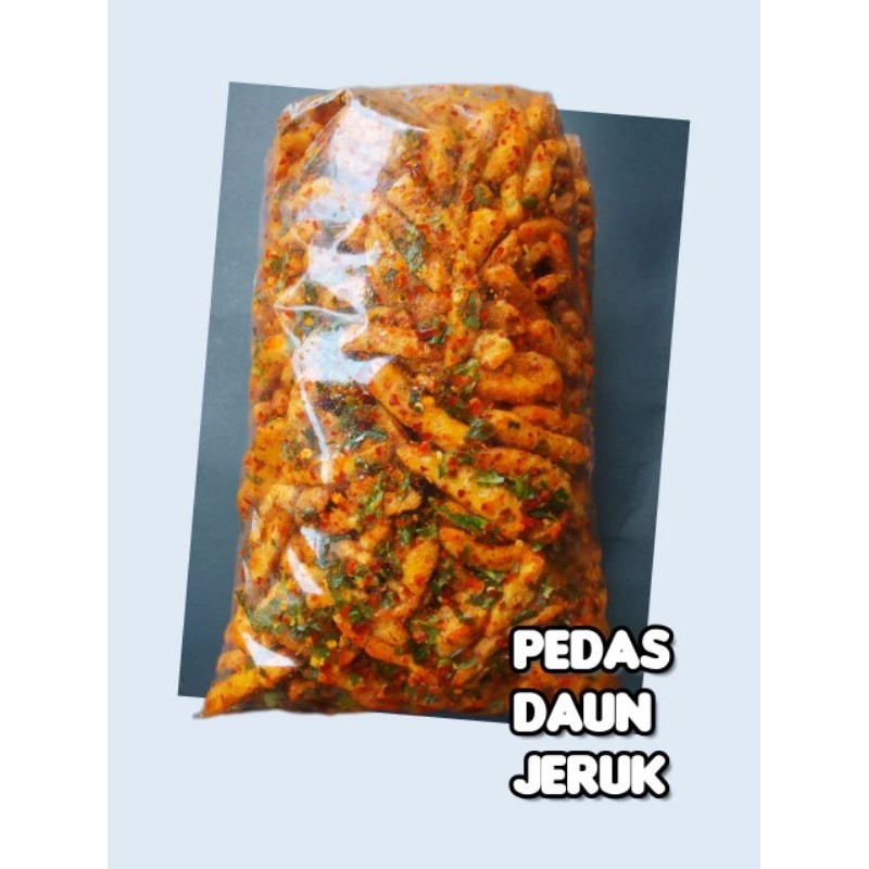 

Basreng pedas daun jeruk 1kg
