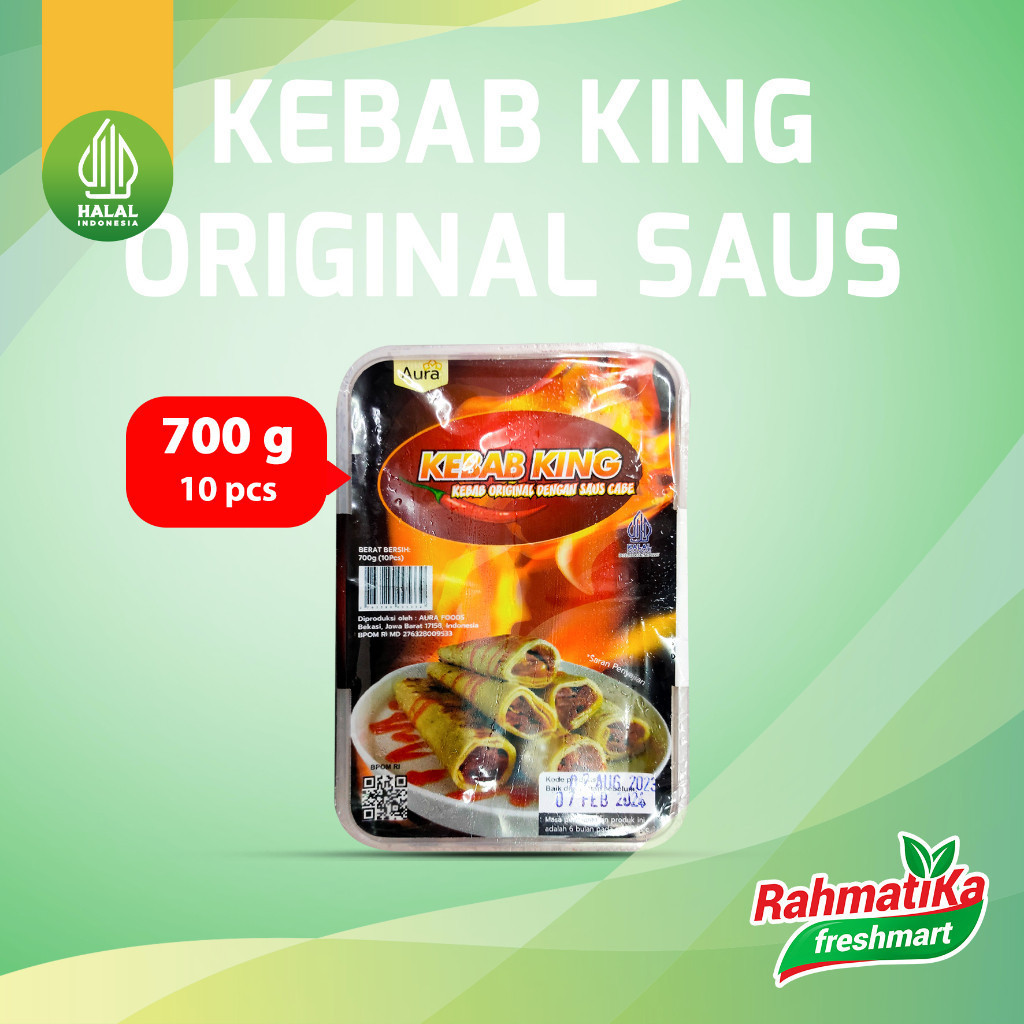 

KEBAB KING Original Saus Cabe Isi 10 Pcs 700 gr