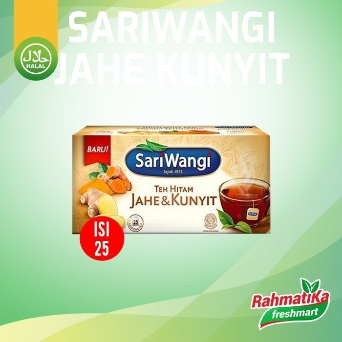 

Teh Sariwangi Jahe dan Kunyit Isi 25 / 85 gram