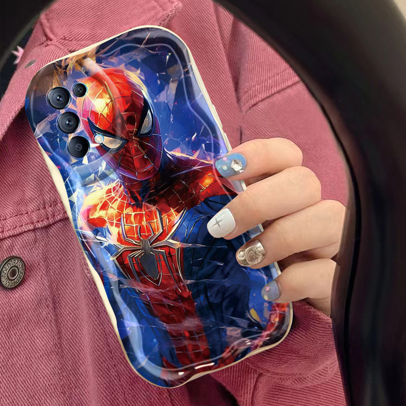 Casing Hp OPPO Reno 5 4G Reno 5 5G Reno 5K 5G Case Marvel Spider Man pola Softcase ponsel casing lun