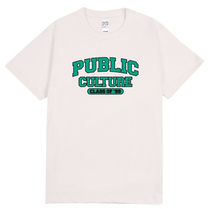 Public Culture - College Tee - Broken White