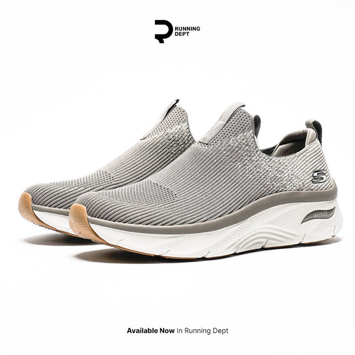 Sepatu Sneakers Pria SKECHERS ARCH FIT DLUX 232504TPE ORIGINAL
