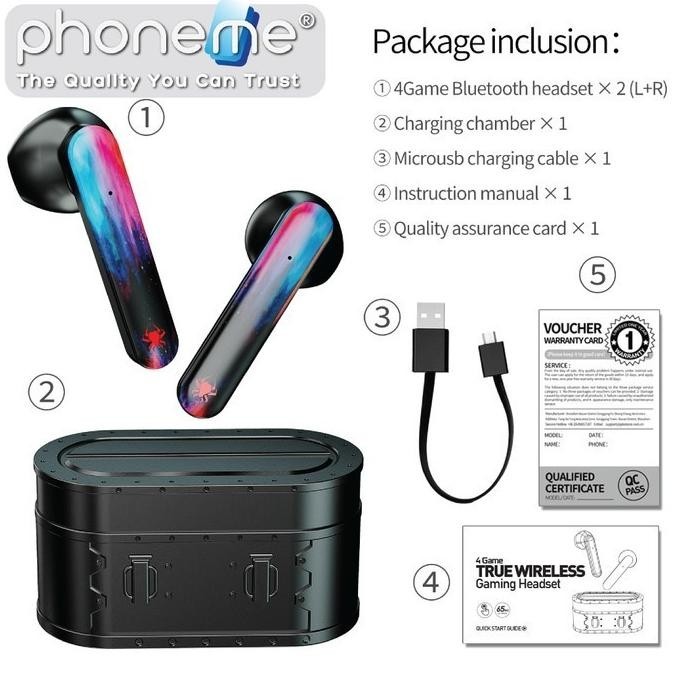 Barang Terlaris Plextone 4Game Tws Music Gaming Earphone Bluetooth 5.1 Sultanmanjaa
