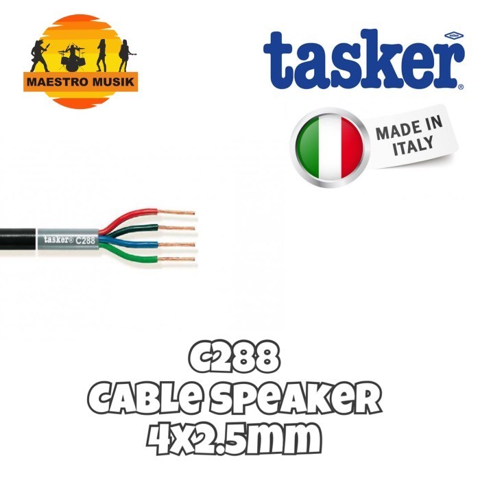 Tasker C 288 - 4X2.5Mm , 100 Mtr , Original , Kabel Speaker