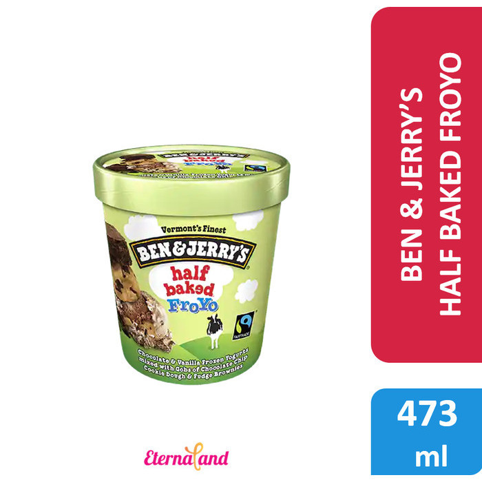 

Orea - Ben & Jerry Half Baked Froyo Ice Cream - Es Krim Ben N Jerry