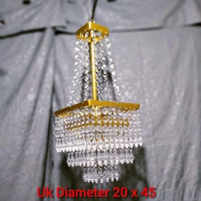 Lampu Gantung Akrilik / Lampu Kristal Gantung / Lampu Gantung Kristal Sharinagisel