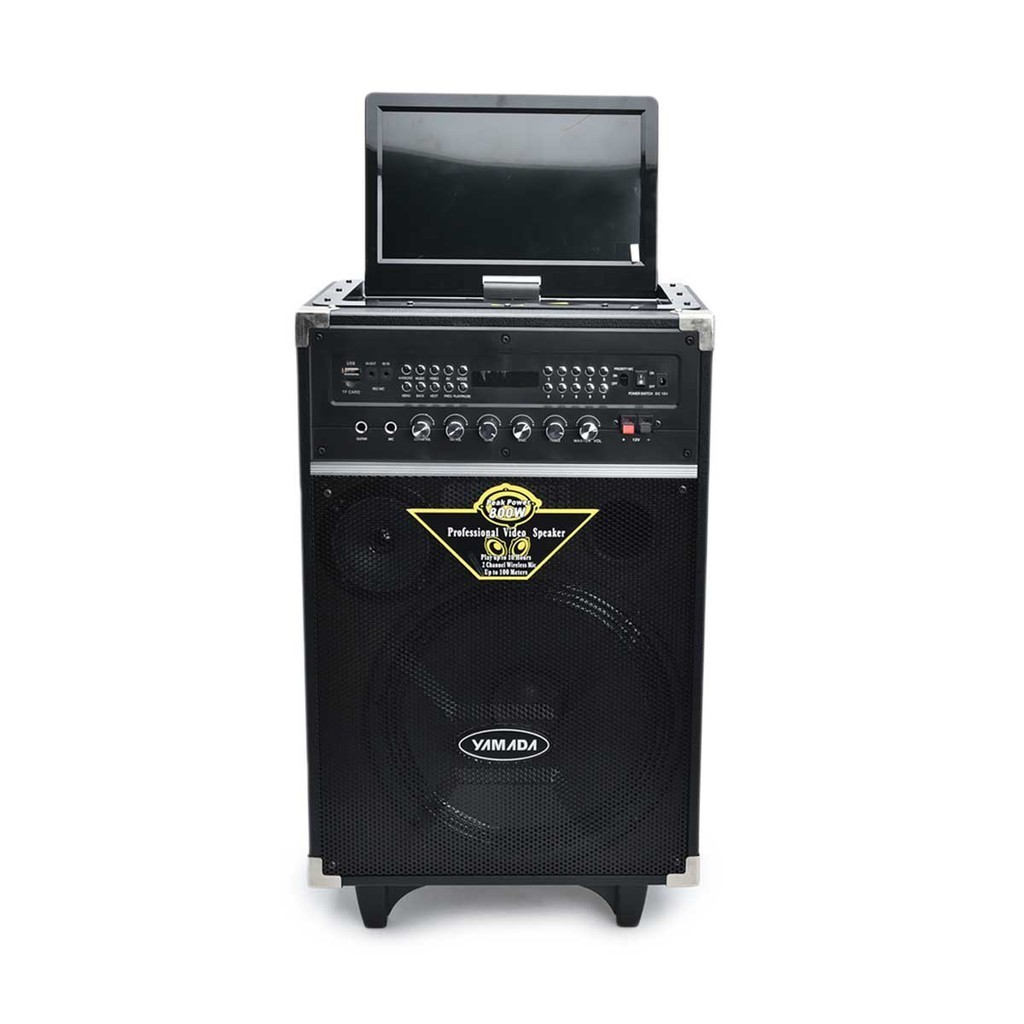 PROMO  Yamada Video Speaker Aktif BT-8 Profesional Karaoke Layar HD 10.1" 800 W Gratis