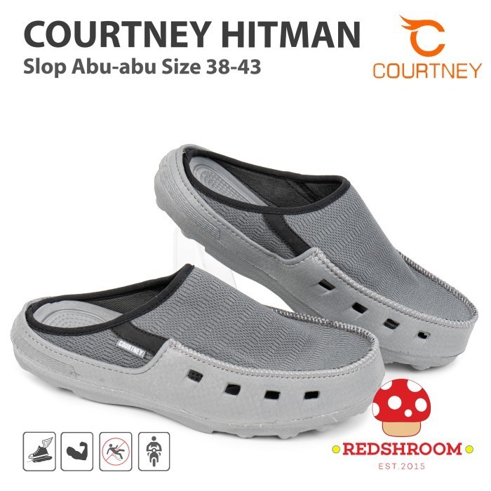 Sepatu Slip On Ardiles Courtney Hitman Slop-ABU