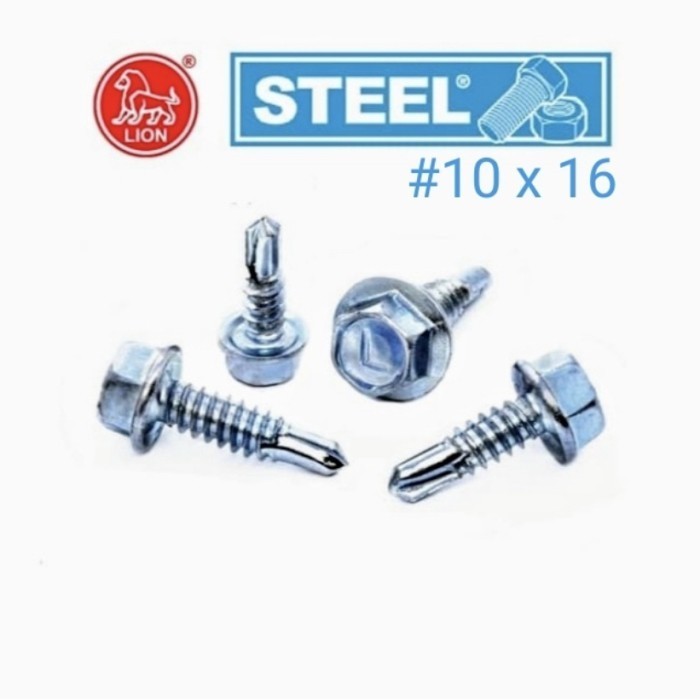 SKRUP BAJA RINGAN 10 x 16 MOON LION