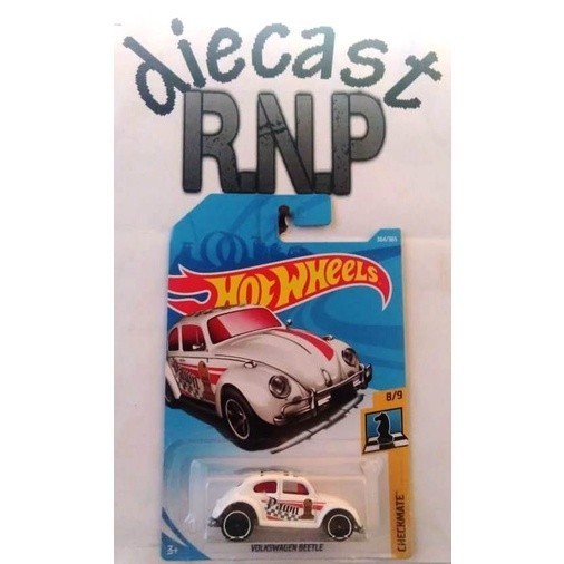 Hot Wheels Volkswagen VW Beetle Pawn Chess Putih (2018)