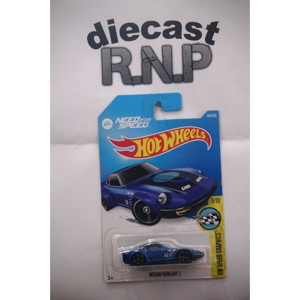 Hot Wheels Nissan Fairlady Z Biru Kaido House Need for Speed (2016)