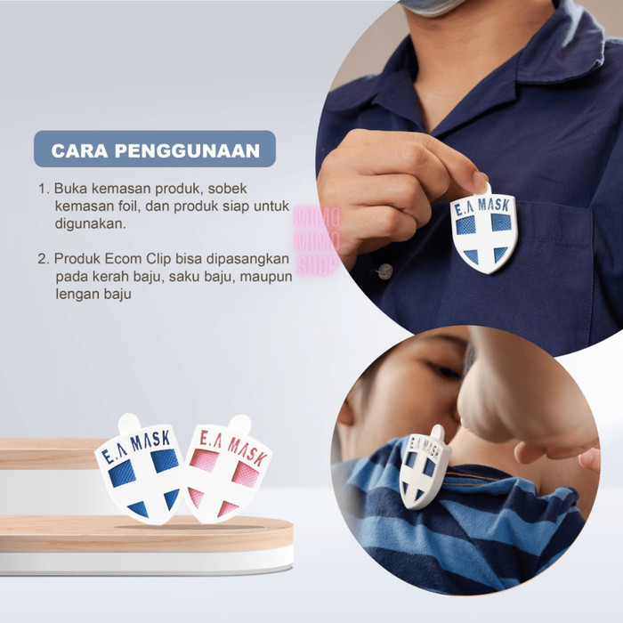 E.A Mask Clip Badge Ea Mask Clip Es-020