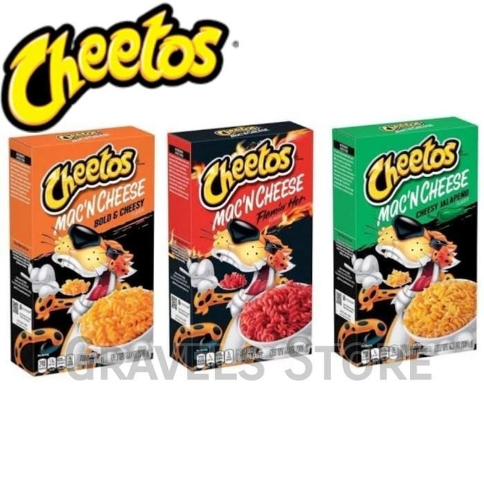 

Cheetos Mac N Cheese - Macaroni Flamin Hot / Jalapeno / Bold Cheesy 036