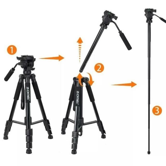 Tripod Zomei Q310 Black Monopod