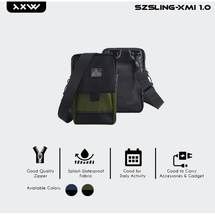 Tas Selempang Water Resistant The X Woof Szslingxmi1 Txwszsxm2