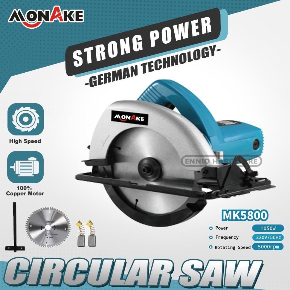 Monake Mesin Circular Saw Mesin Gergaji Mesin Potong Kayu Mk5800