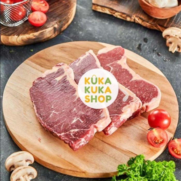 

Ayala - Daging Sapi Beef Steak Aust Striploin / Sirloin Grade A - 600Gr