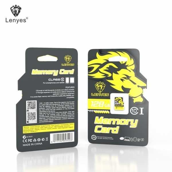 Memory Card Lenyes 128Gb Class 10 Micro Sd Kartu Memori 128 Gb Mmc