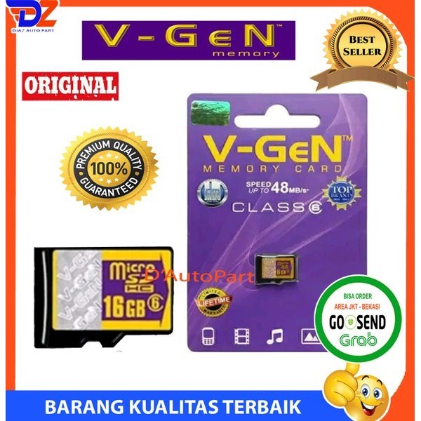 Memory Card V-Gen 16Gb - Mmc V-Gen 16Gb - Micro Sd V-Gen 16Gb
