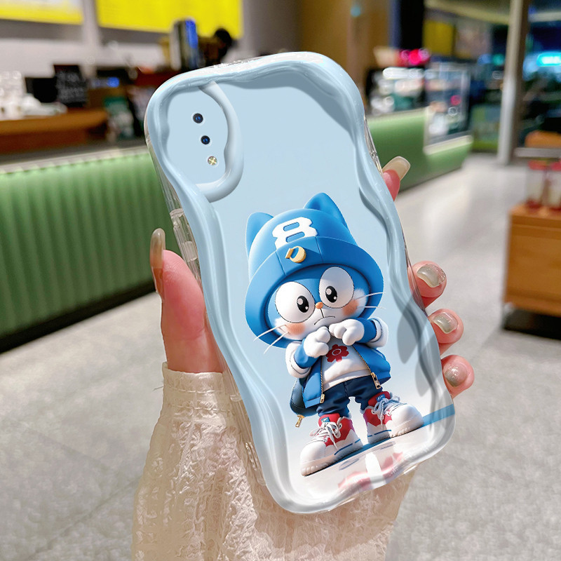 Casing Hp VIVO Y91 Y91i Y93 Y93s Y95 Case sarung HP kartun Casing Doraemon Casing silikon Anti drop 